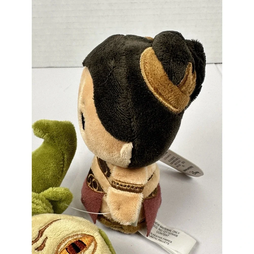 Hallmark itty bittys Princess Leia Jabba Plush Star Wars Comic Con 2016 Set